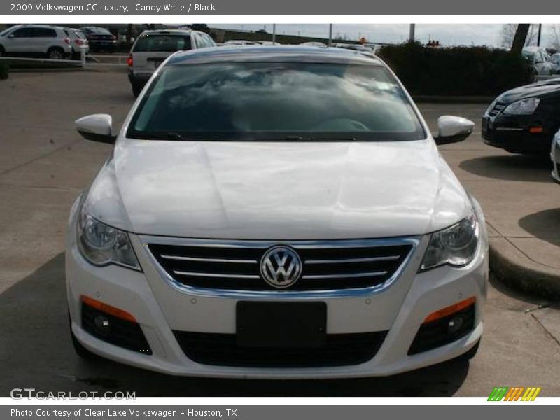 Candy White / Black 2009 Volkswagen CC Luxury