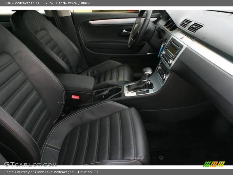 Candy White / Black 2009 Volkswagen CC Luxury