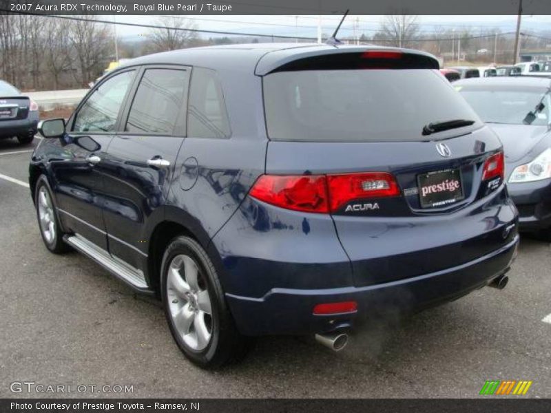 Royal Blue Pearl / Taupe 2007 Acura RDX Technology