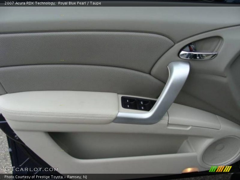 Royal Blue Pearl / Taupe 2007 Acura RDX Technology
