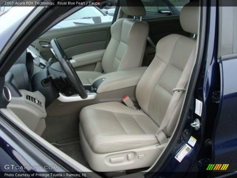 Royal Blue Pearl / Taupe 2007 Acura RDX Technology