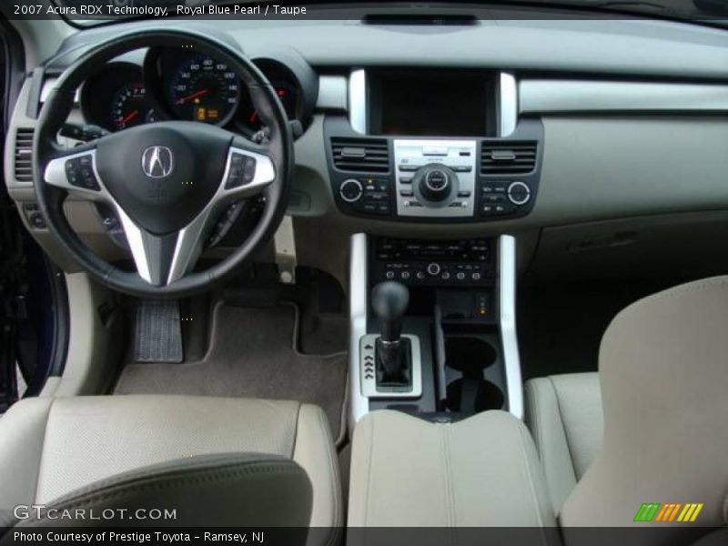 Royal Blue Pearl / Taupe 2007 Acura RDX Technology