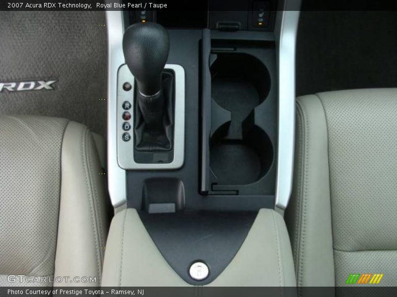 Royal Blue Pearl / Taupe 2007 Acura RDX Technology