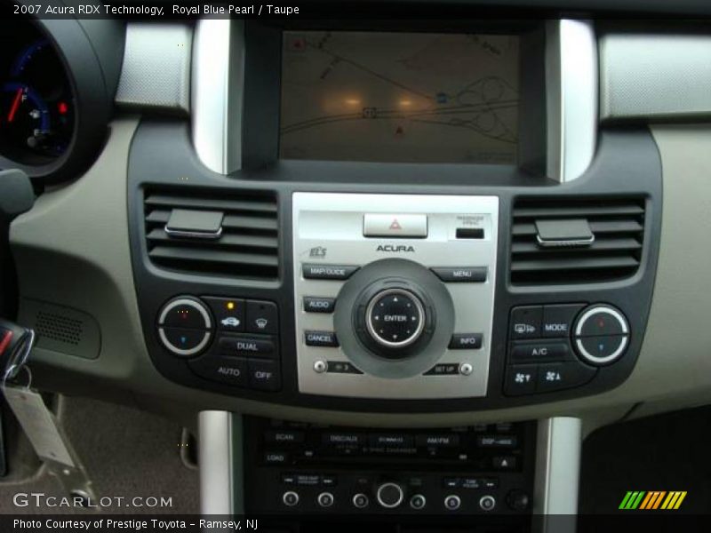 Royal Blue Pearl / Taupe 2007 Acura RDX Technology