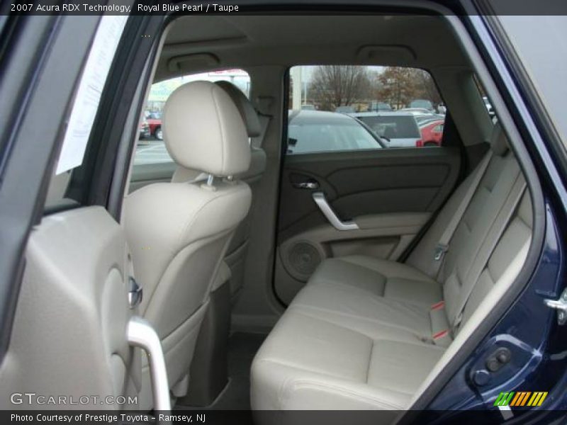 Royal Blue Pearl / Taupe 2007 Acura RDX Technology