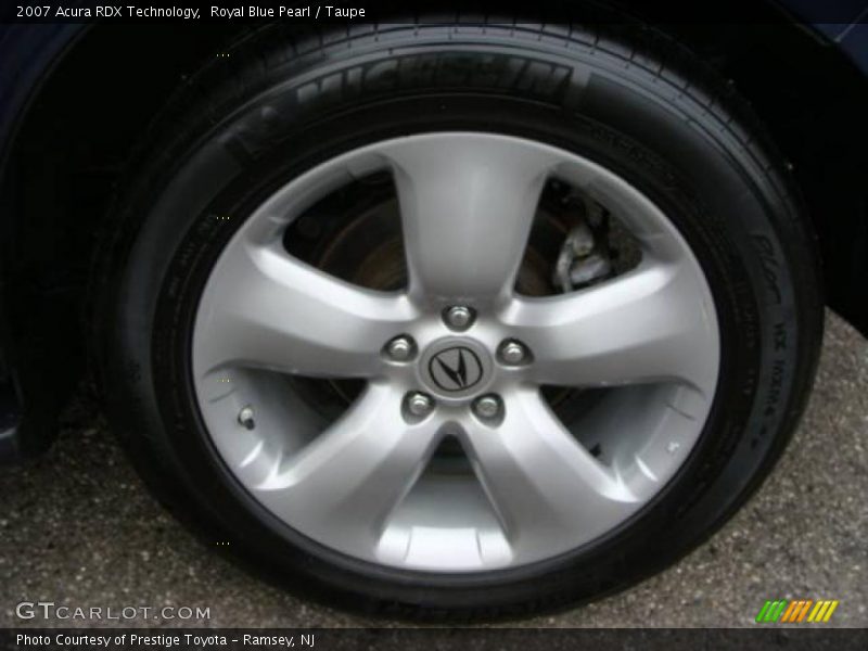 Royal Blue Pearl / Taupe 2007 Acura RDX Technology