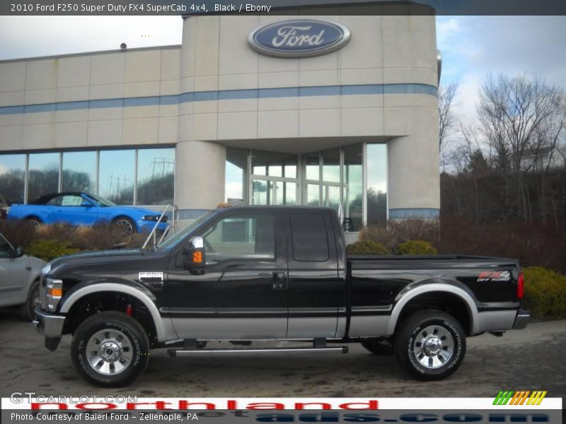 Black / Ebony 2010 Ford F250 Super Duty FX4 SuperCab 4x4