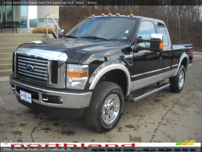 Black / Ebony 2010 Ford F250 Super Duty FX4 SuperCab 4x4