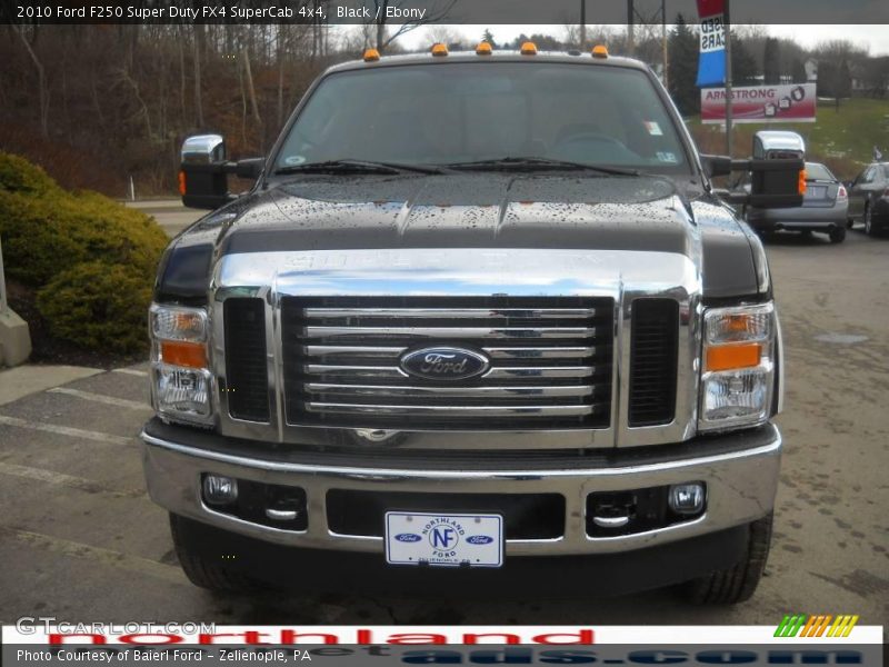 Black / Ebony 2010 Ford F250 Super Duty FX4 SuperCab 4x4