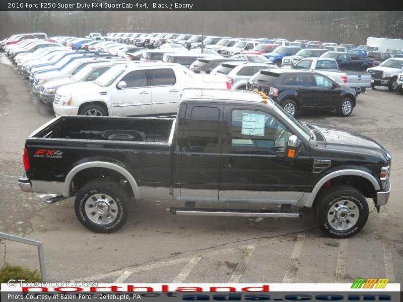 Black / Ebony 2010 Ford F250 Super Duty FX4 SuperCab 4x4