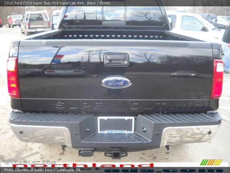 Black / Ebony 2010 Ford F250 Super Duty FX4 SuperCab 4x4