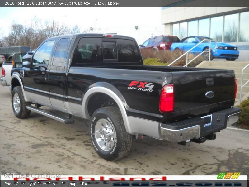 Black / Ebony 2010 Ford F250 Super Duty FX4 SuperCab 4x4