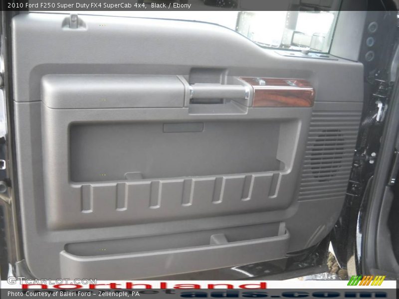 Black / Ebony 2010 Ford F250 Super Duty FX4 SuperCab 4x4