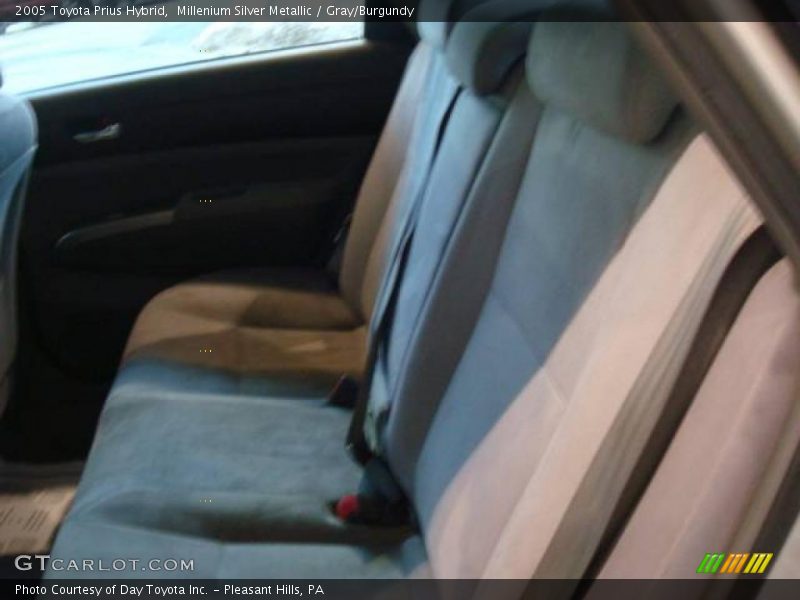 Millenium Silver Metallic / Gray/Burgundy 2005 Toyota Prius Hybrid