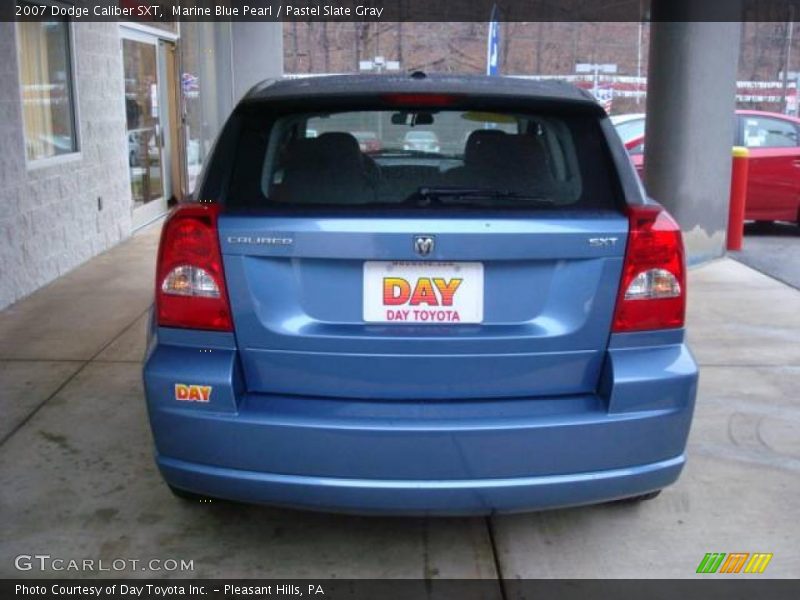 Marine Blue Pearl / Pastel Slate Gray 2007 Dodge Caliber SXT