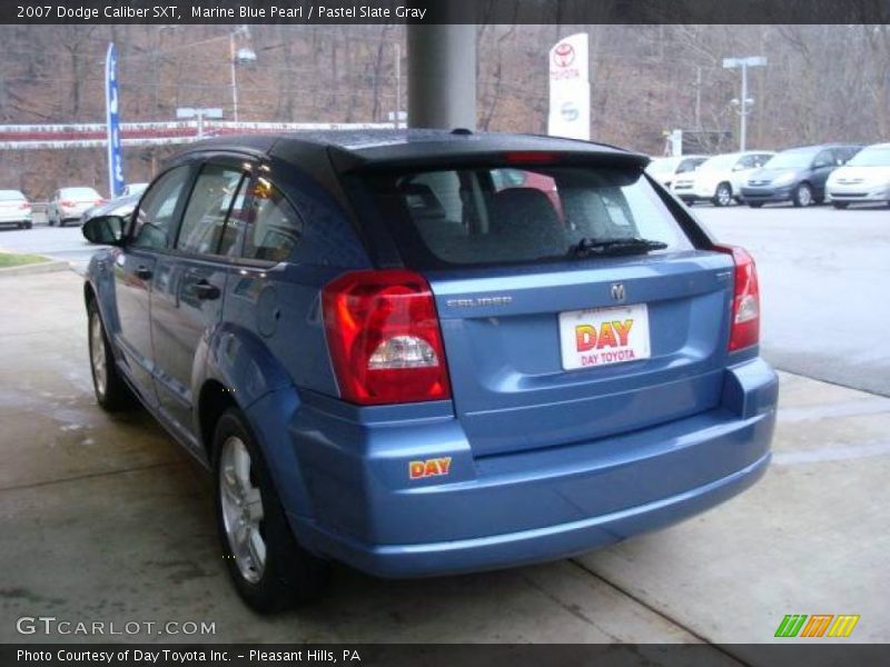 Marine Blue Pearl / Pastel Slate Gray 2007 Dodge Caliber SXT
