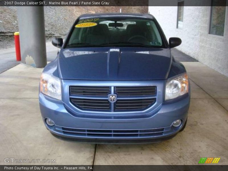 Marine Blue Pearl / Pastel Slate Gray 2007 Dodge Caliber SXT