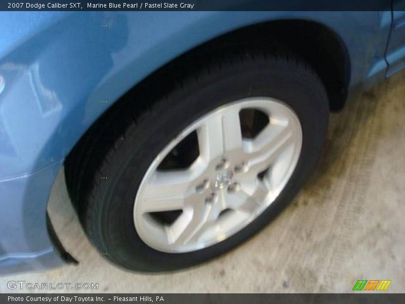 Marine Blue Pearl / Pastel Slate Gray 2007 Dodge Caliber SXT