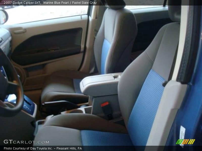 Marine Blue Pearl / Pastel Slate Gray 2007 Dodge Caliber SXT