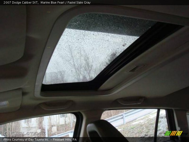 Marine Blue Pearl / Pastel Slate Gray 2007 Dodge Caliber SXT