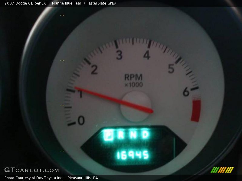 Marine Blue Pearl / Pastel Slate Gray 2007 Dodge Caliber SXT