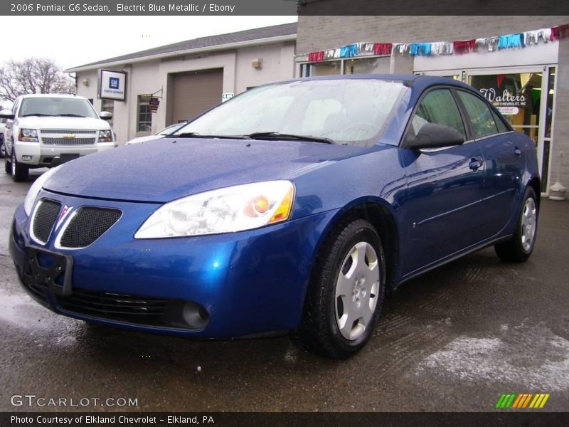 Electric Blue Metallic / Ebony 2006 Pontiac G6 Sedan