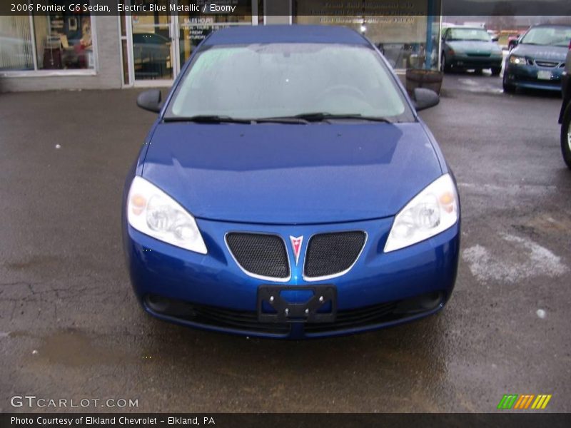Electric Blue Metallic / Ebony 2006 Pontiac G6 Sedan