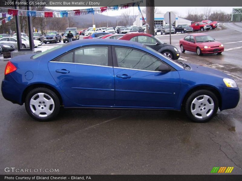 Electric Blue Metallic / Ebony 2006 Pontiac G6 Sedan