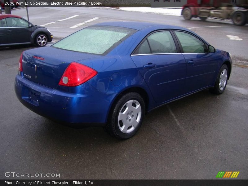 Electric Blue Metallic / Ebony 2006 Pontiac G6 Sedan
