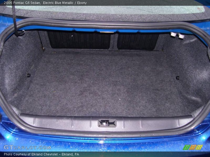 Electric Blue Metallic / Ebony 2006 Pontiac G6 Sedan