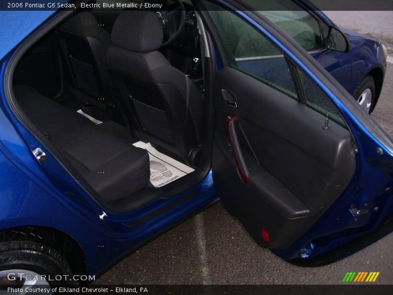 Electric Blue Metallic / Ebony 2006 Pontiac G6 Sedan