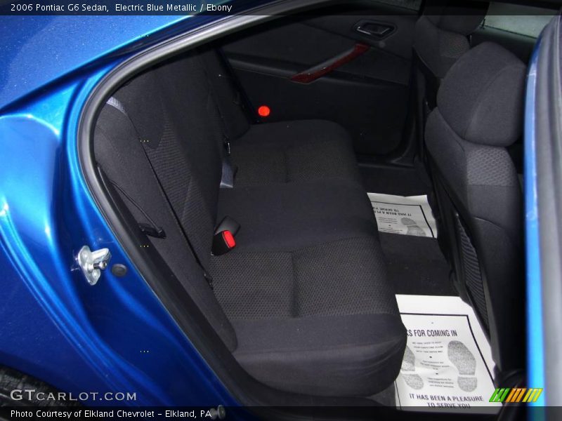 Electric Blue Metallic / Ebony 2006 Pontiac G6 Sedan