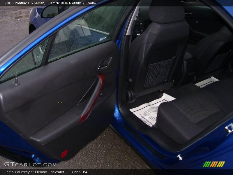 Electric Blue Metallic / Ebony 2006 Pontiac G6 Sedan