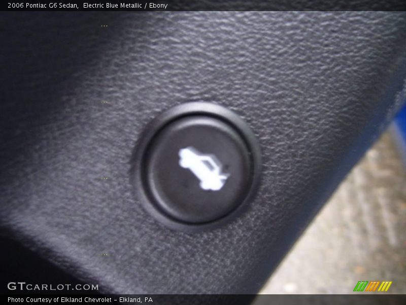 Electric Blue Metallic / Ebony 2006 Pontiac G6 Sedan