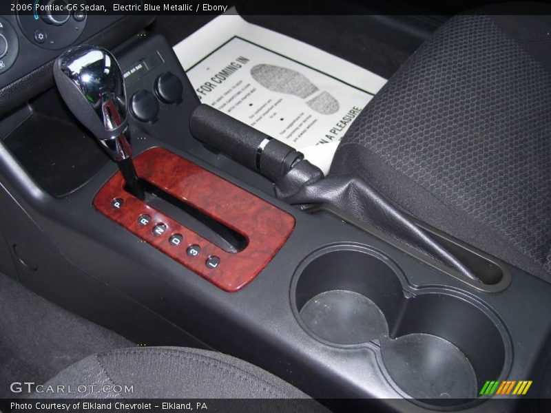 Electric Blue Metallic / Ebony 2006 Pontiac G6 Sedan