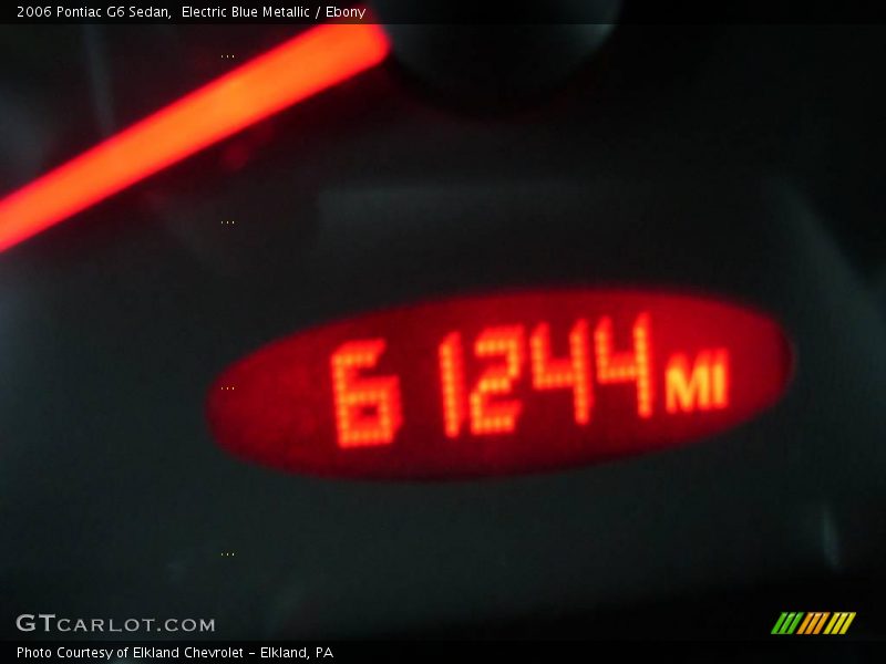 Electric Blue Metallic / Ebony 2006 Pontiac G6 Sedan