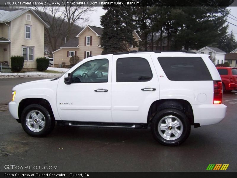Summit White / Light Titanium/Dark Titanium 2008 Chevrolet Tahoe Z71 4x4