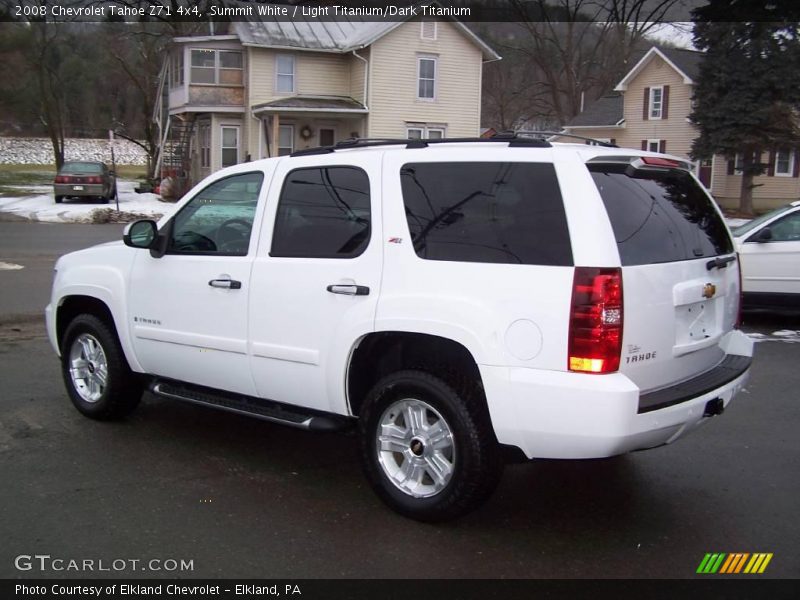 Summit White / Light Titanium/Dark Titanium 2008 Chevrolet Tahoe Z71 4x4