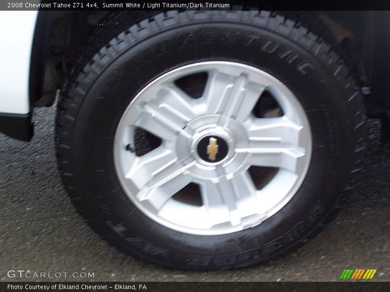 Summit White / Light Titanium/Dark Titanium 2008 Chevrolet Tahoe Z71 4x4