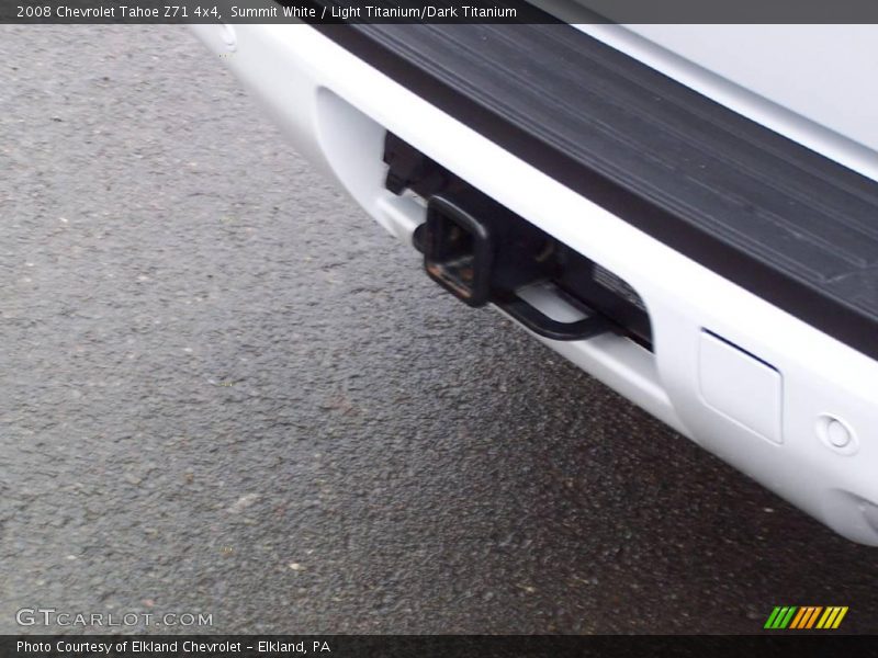 Summit White / Light Titanium/Dark Titanium 2008 Chevrolet Tahoe Z71 4x4
