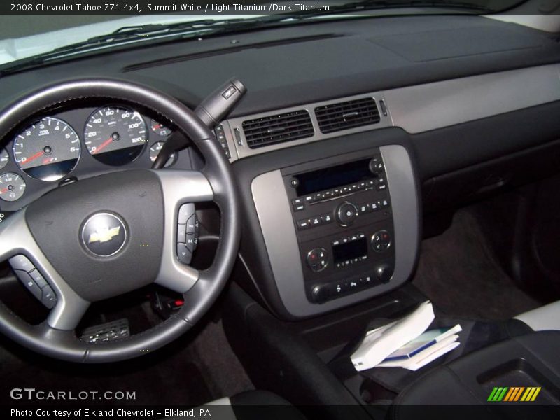 Summit White / Light Titanium/Dark Titanium 2008 Chevrolet Tahoe Z71 4x4