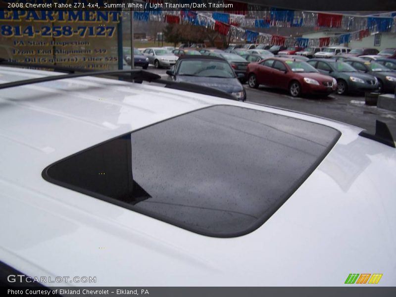 Summit White / Light Titanium/Dark Titanium 2008 Chevrolet Tahoe Z71 4x4