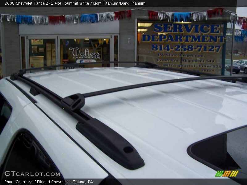 Summit White / Light Titanium/Dark Titanium 2008 Chevrolet Tahoe Z71 4x4