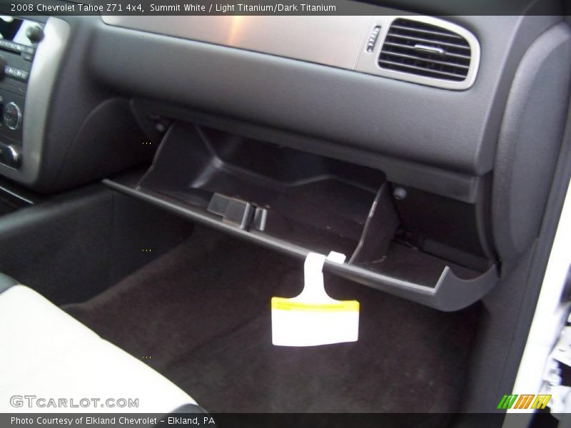 Summit White / Light Titanium/Dark Titanium 2008 Chevrolet Tahoe Z71 4x4