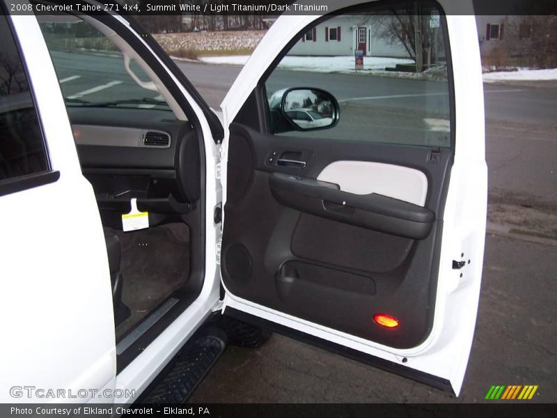 Summit White / Light Titanium/Dark Titanium 2008 Chevrolet Tahoe Z71 4x4