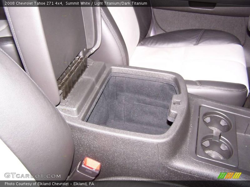 Summit White / Light Titanium/Dark Titanium 2008 Chevrolet Tahoe Z71 4x4