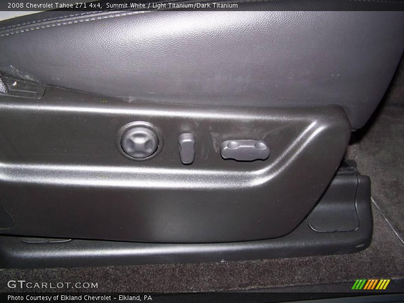 Summit White / Light Titanium/Dark Titanium 2008 Chevrolet Tahoe Z71 4x4