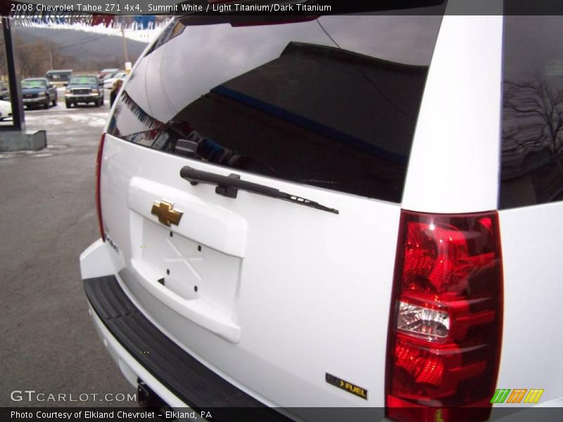 Summit White / Light Titanium/Dark Titanium 2008 Chevrolet Tahoe Z71 4x4