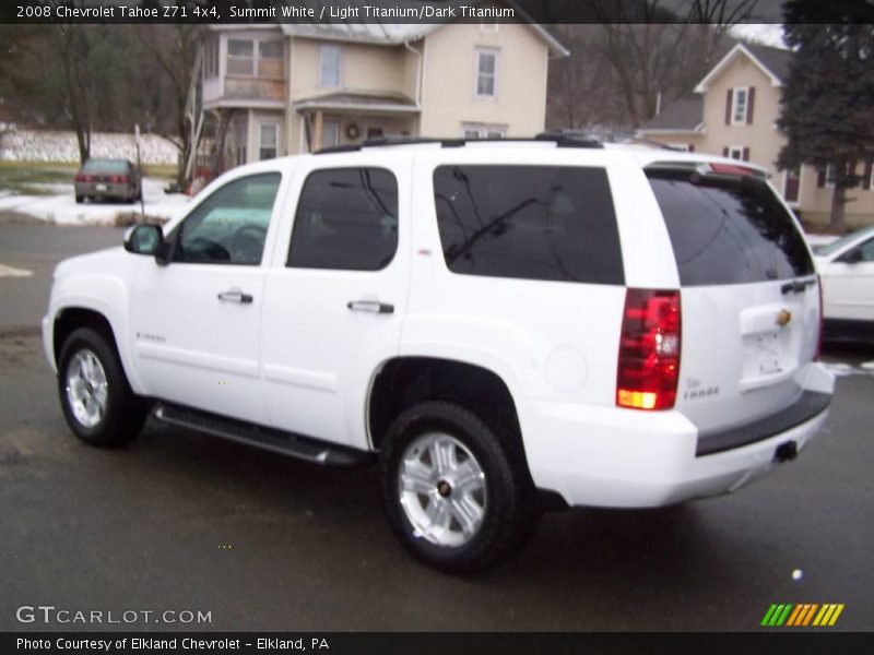 Summit White / Light Titanium/Dark Titanium 2008 Chevrolet Tahoe Z71 4x4