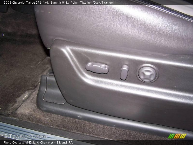 Summit White / Light Titanium/Dark Titanium 2008 Chevrolet Tahoe Z71 4x4